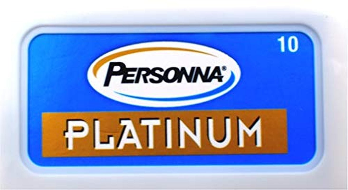 200 TWO HUNDRED Platinum Double Edge Razor Blades - Made from Swedish Steel - Smooth Shave