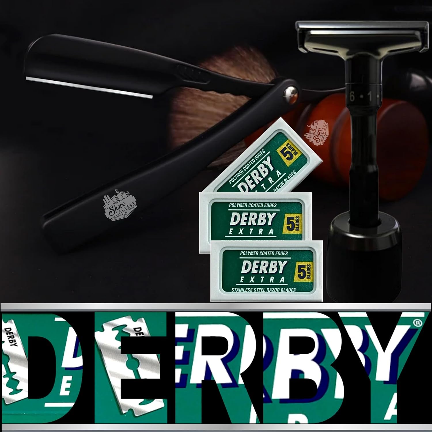Derby Professional Doble Edge Razor Blades for Straight Razor (25) - Smooth Shave
