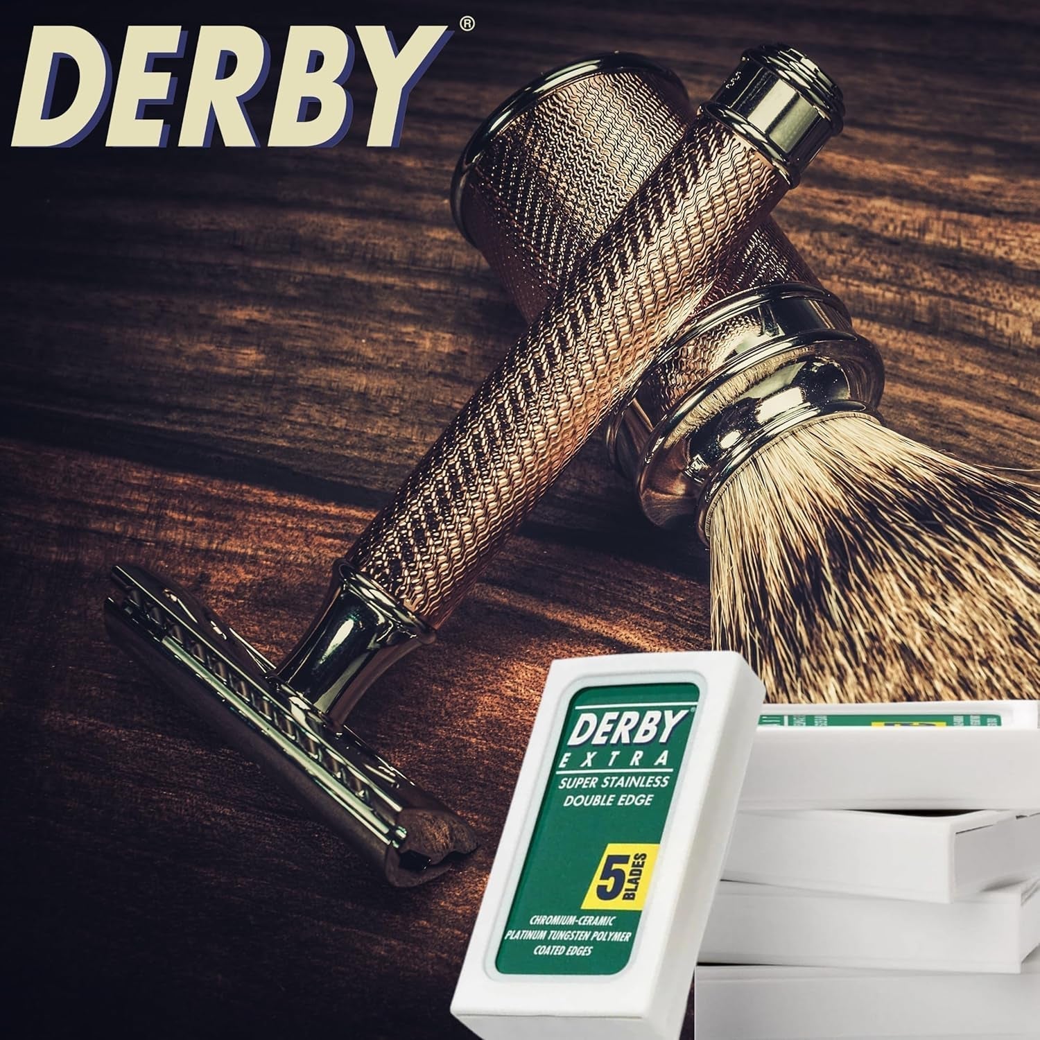 Derby Professional Doble Edge Razor Blades for Straight Razor (25) - Smooth Shave