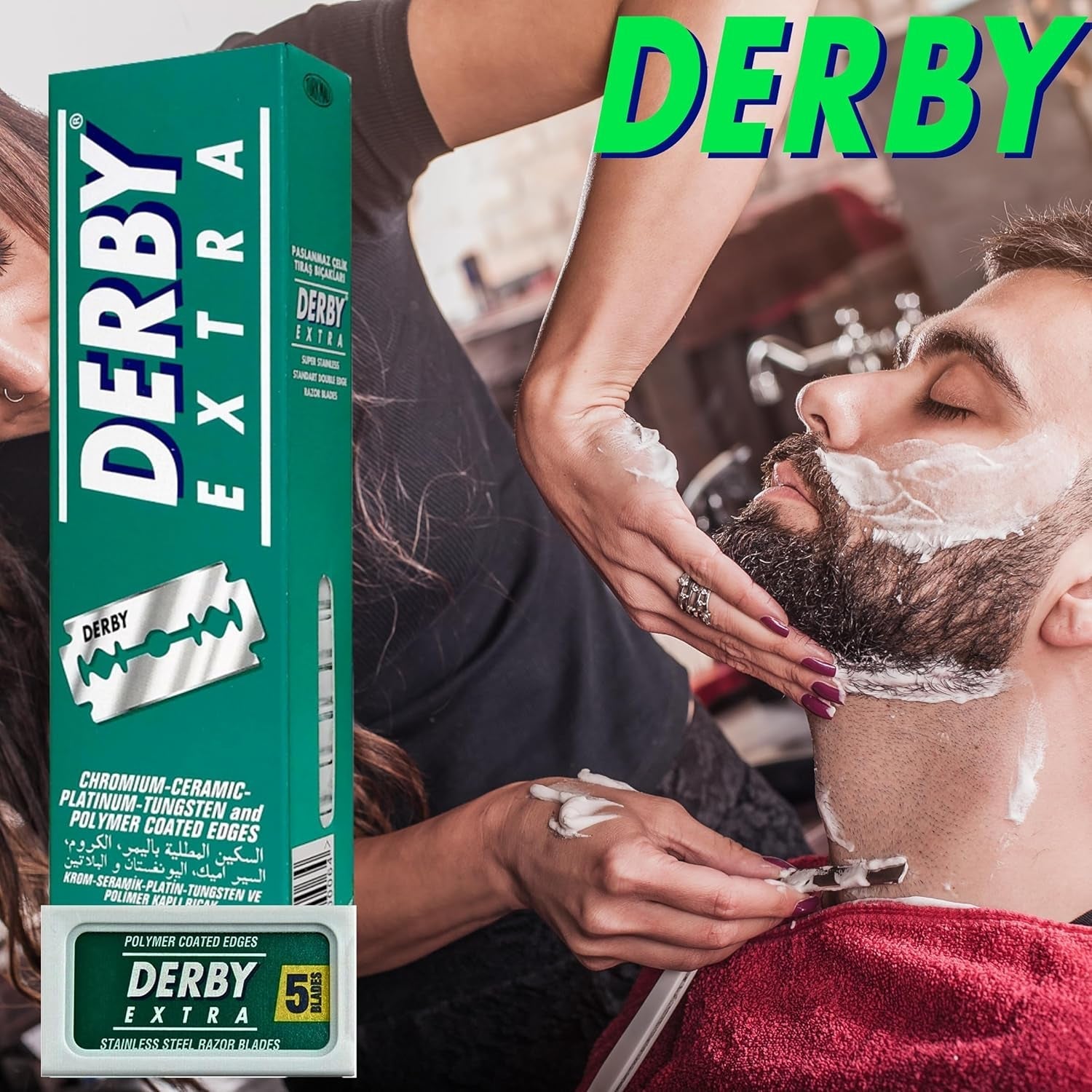 Derby Professional Doble Edge Razor Blades for Straight Razor (25) - Smooth Shave