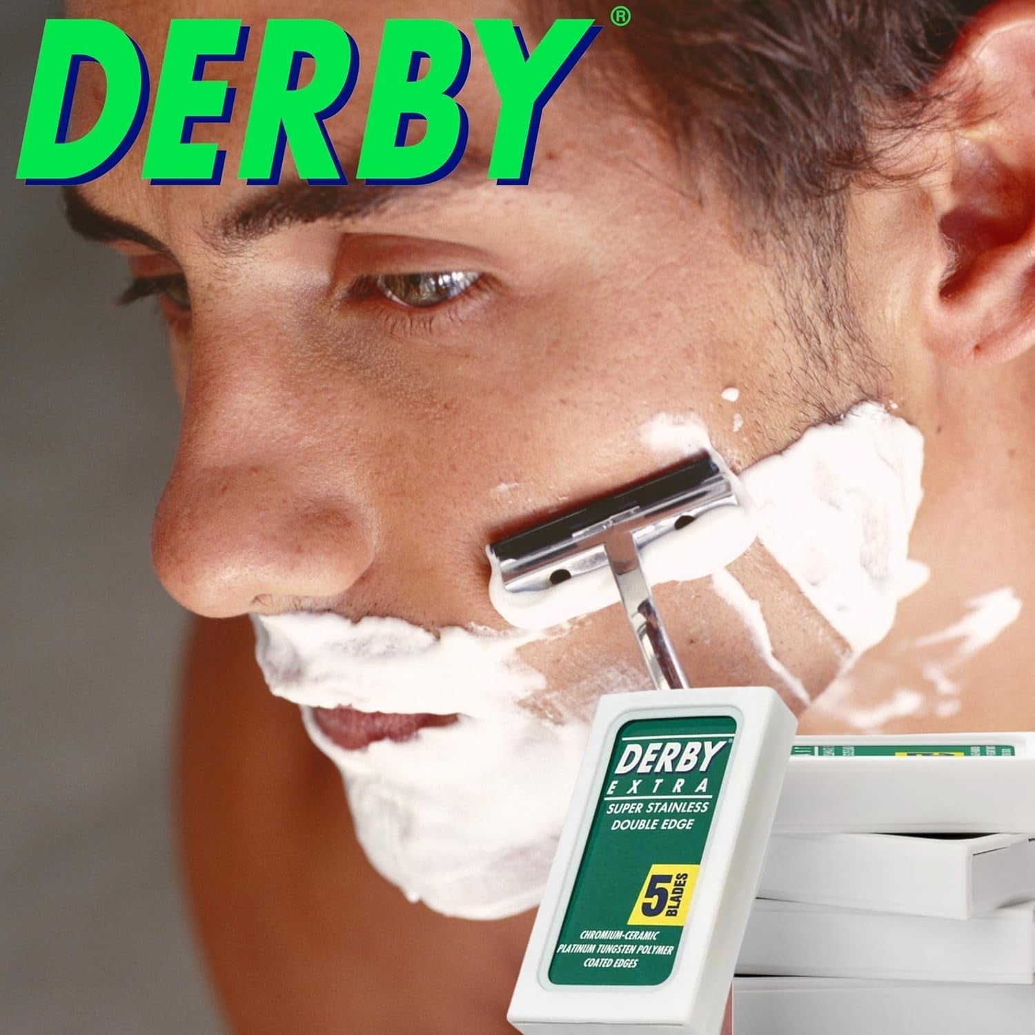 Derby Professional Doble Edge Razor Blades for Straight Razor (25) - Smooth Shave
