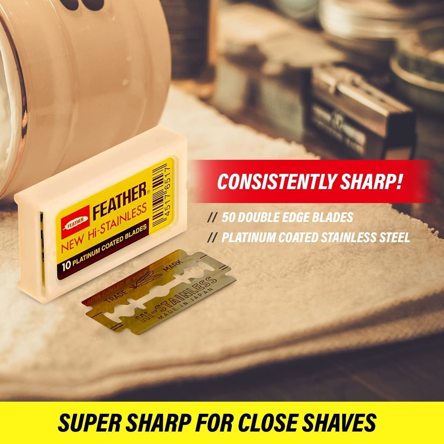 Double Edge Safety Razor Blades 30 Count - Smooth Shave