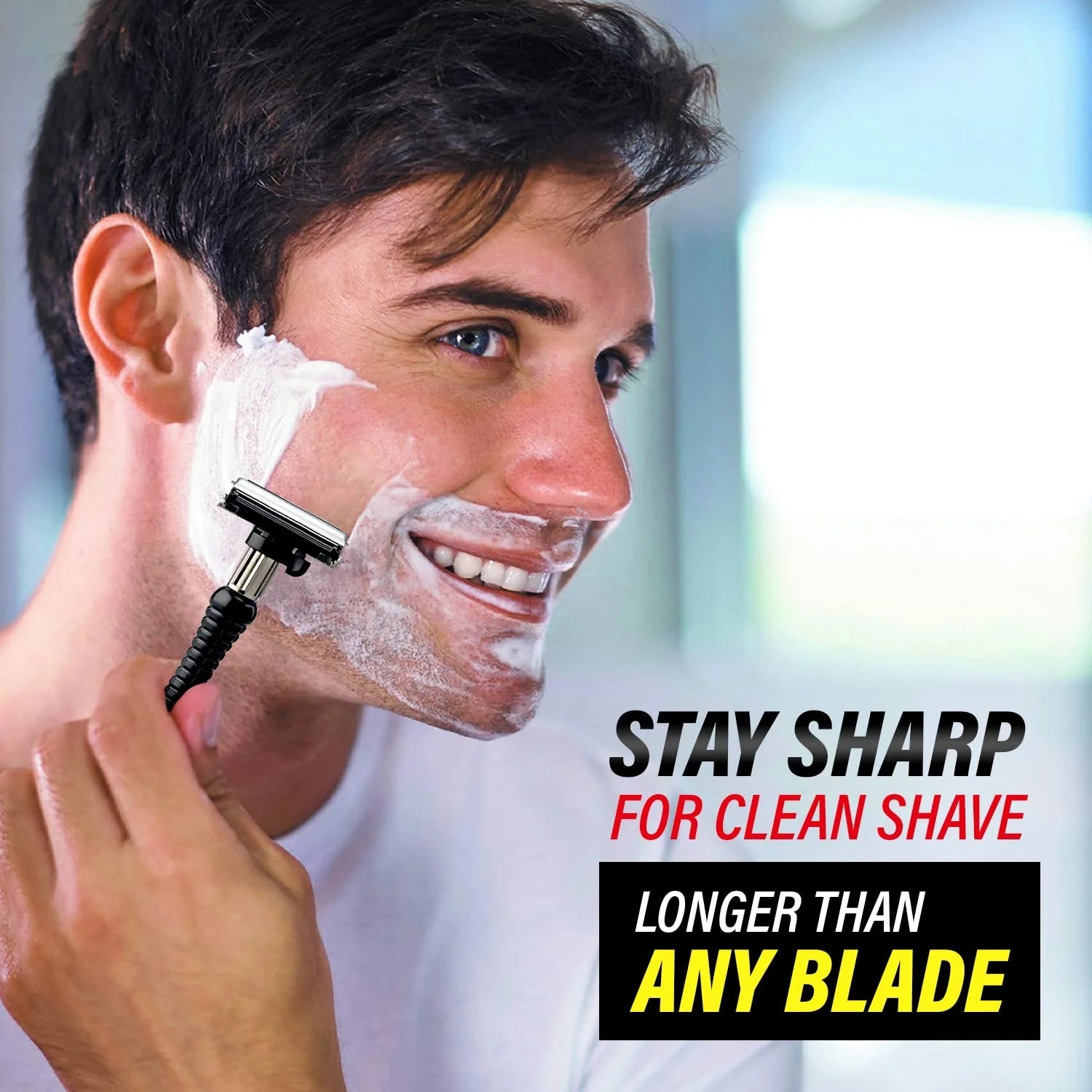 Double Edge Safety Razor Blades - (50 Count) - Platinum Coated Hi - Stainless Steel Razor Blades - Fits Most Safety Razors - Super Sharp for Close Shaves - Japanese Quality - Smooth Shave