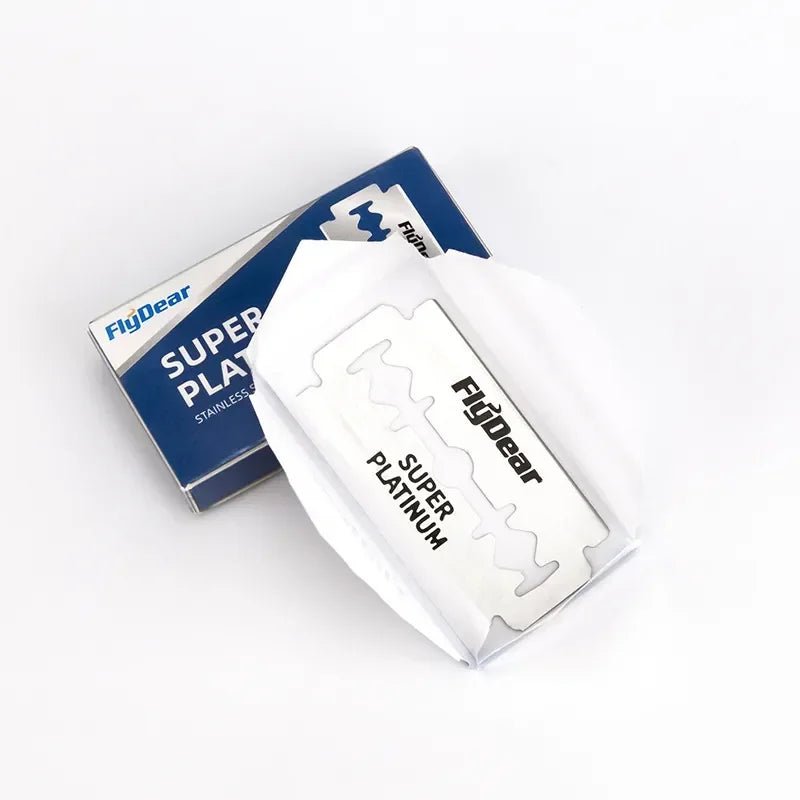Razor Stainless Steel Double - Blade Razor Razor Razor Old Fashioned Razor Manual Shaving for Men - Smooth Shave