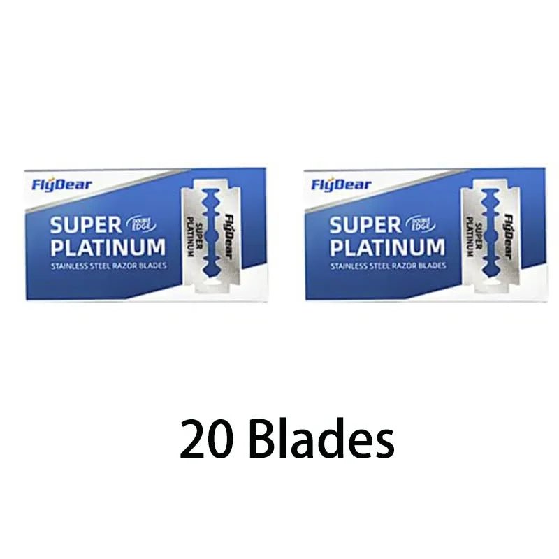 Razor Stainless Steel Double - Blade Razor Razor Razor Old Fashioned Razor Manual Shaving for Men - Smooth Shave