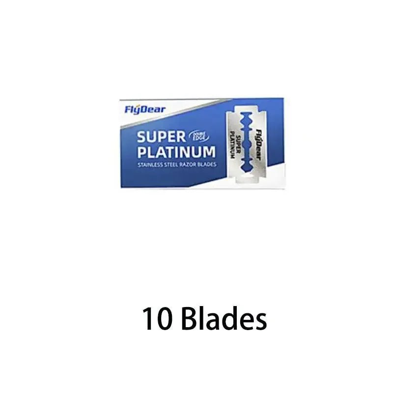 Razor Stainless Steel Double - Blade Razor Razor Razor Old Fashioned Razor Manual Shaving for Men - Smooth Shave