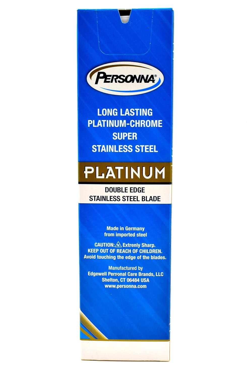 200 TWO HUNDRED Platinum Double Edge Razor Blades - Made from Swedish Steel - Smooth Shave