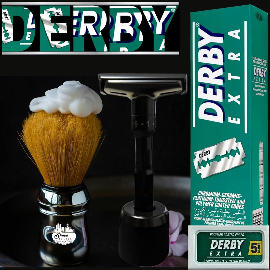 Derby Professional Doble Edge Razor Blades for Straight Razor (25) - Smooth Shave