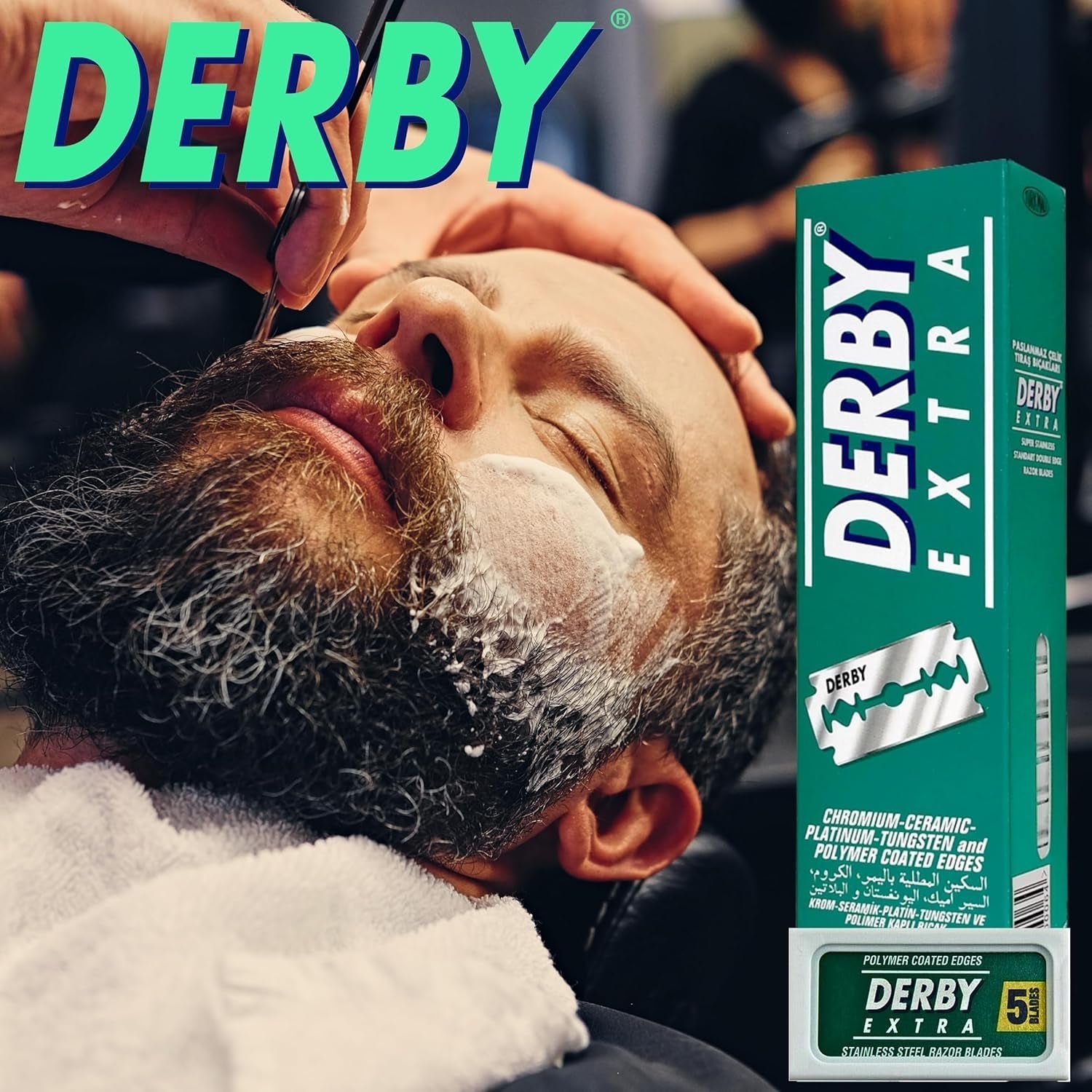 Derby Professional Doble Edge Razor Blades for Straight Razor (25) - Smooth Shave