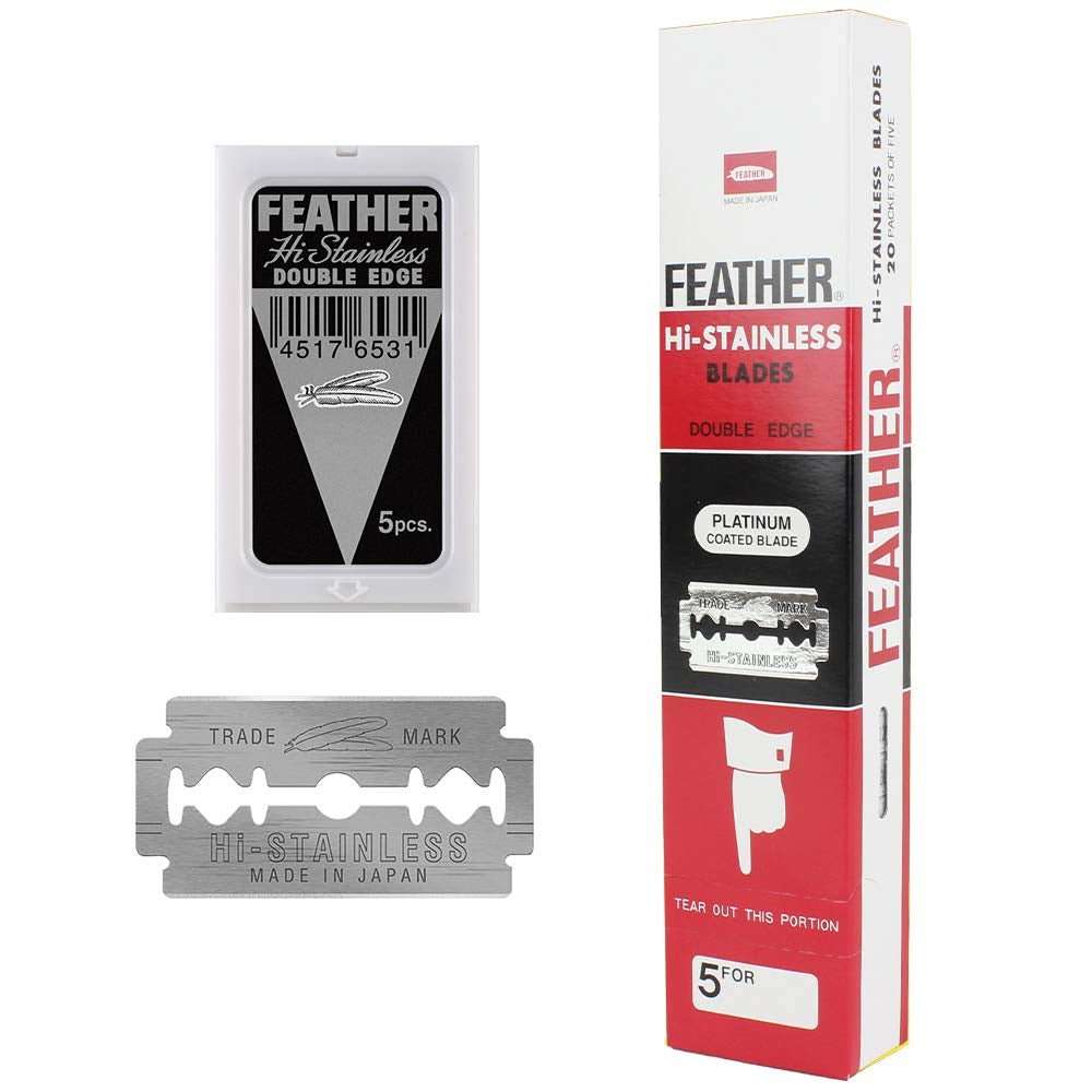 Double Edge Safety Razor Blades 100 Count - Smooth Shave
