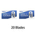 Razor Stainless Steel Double - Blade Razor Razor Razor Old Fashioned Razor Manual Shaving for Men - Smooth Shave
