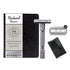 Rockwell T2 | Twist - To - Open (TTO) Double - Edge Safety Razor | Full Metal | Includes 5 Fully Recyclable Stainless Steel Blades (Gunmetal Chrome) - Smooth Shave